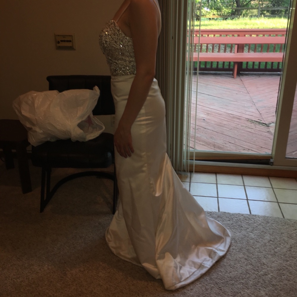 Beautiful with dress with a sequins top